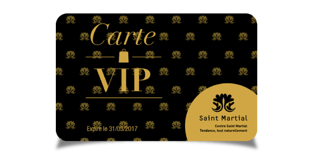 Carte fidélité centre commercial