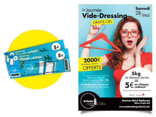 Vide dressing centre commercial