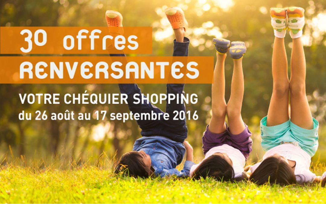 Opération chéquier couponing – Chasse Sud
